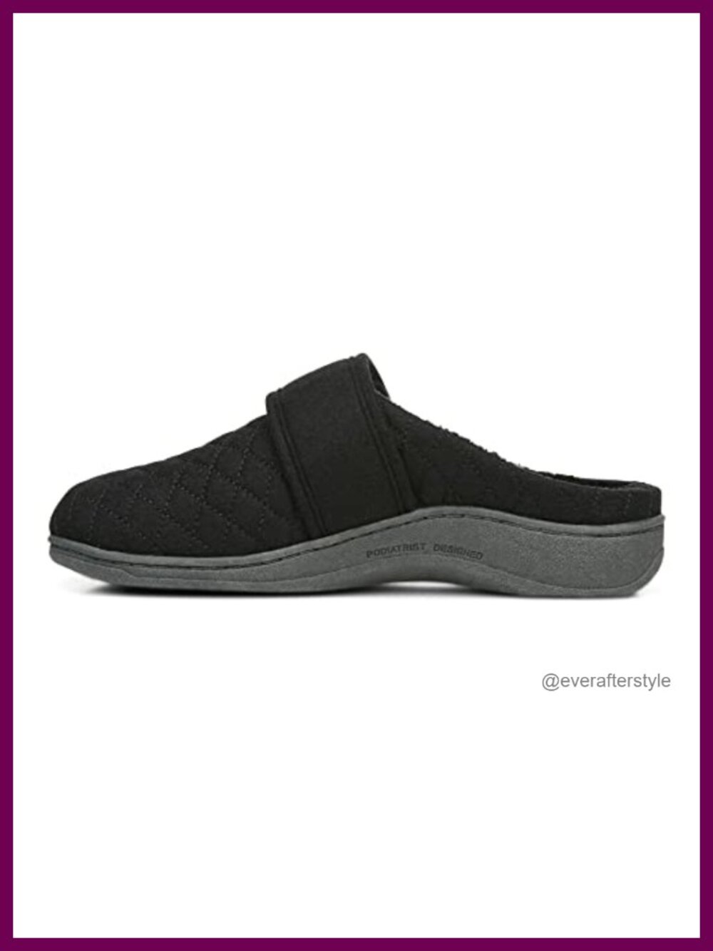 Vionic Carlin Mule Slippers Terry Cloth Arch Support for Women